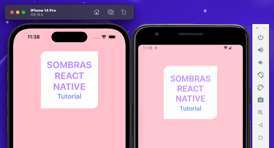 Vista previa componente en iOS y Android